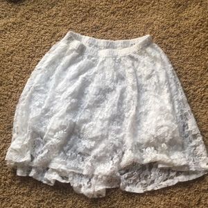 White Lace skirt